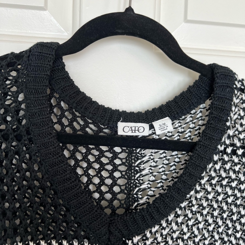 Cato oversized mesh sweater, S/M - Picture 4 of 10